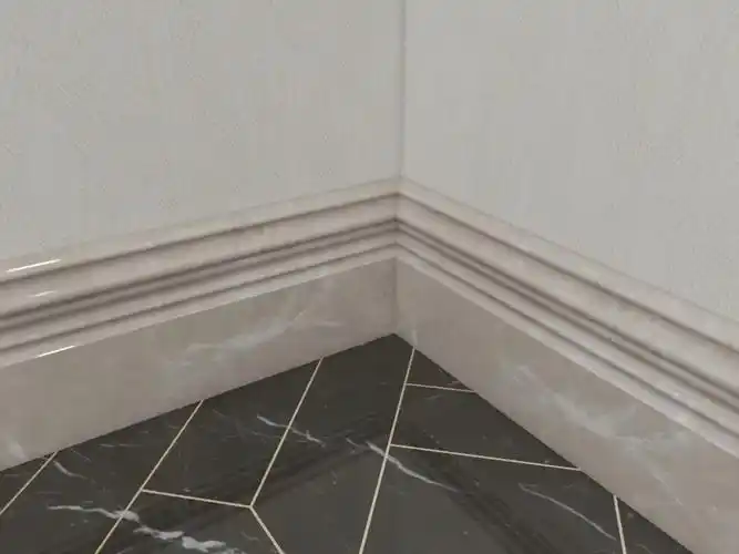 家装要惊艳怎么能少得了大理石踢脚线