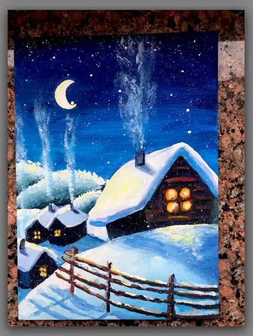 处处都是美丽的风景,将这些风景画进画里,每一幅都是漂亮的水粉画