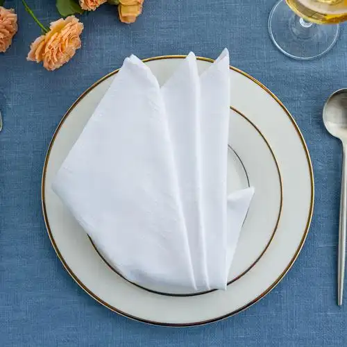 餐巾布吸水不掉毛全棉口巾擦杯布西餐酒杯擦拭布酒店餐厅口布