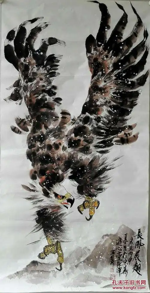 实力派画家丰老师《鹰》作品