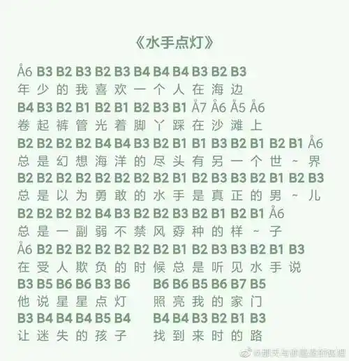 光遇星星点灯乐谱分享