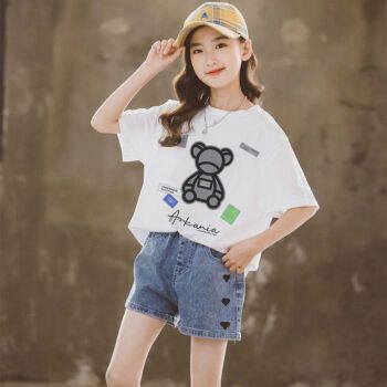 关注店铺联系客服艾诺轮童装旗舰店艾诺轮女中大童t恤短袖6一15岁上衣