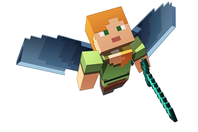 佩戴翅膀的艾利克斯