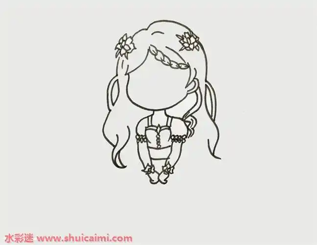 灵公主怎么画灵公主简笔画画法