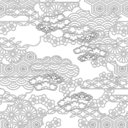 小白点的相册-日本纹样素材集