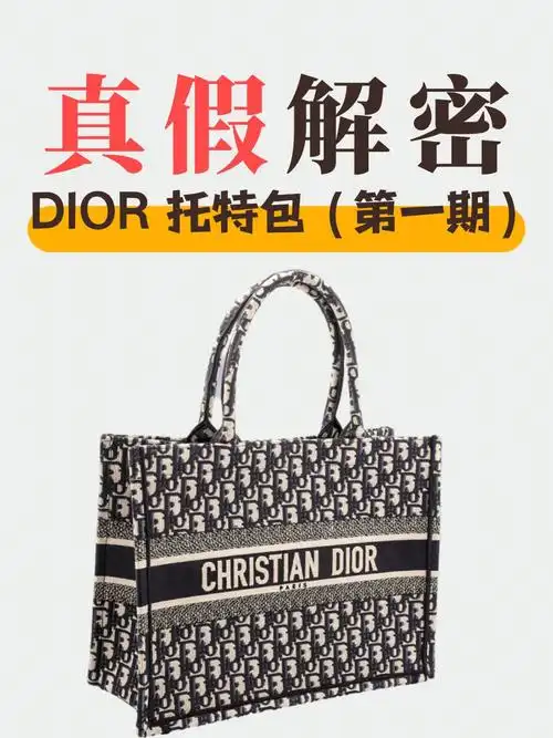 迪奥托特包diortote鉴定真假对比真伪细节