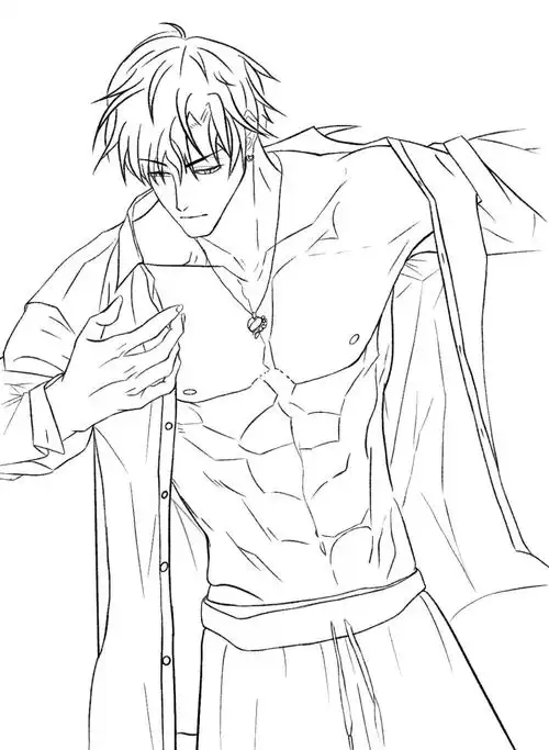 动漫线稿打卡练习6/15工具:ipad 十apple pencil软件:procreate 绘画