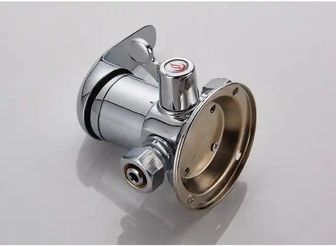 太阳能热水器混水阀明装带上水符象淋浴冷热水龙头混合阀洗澡老式开关