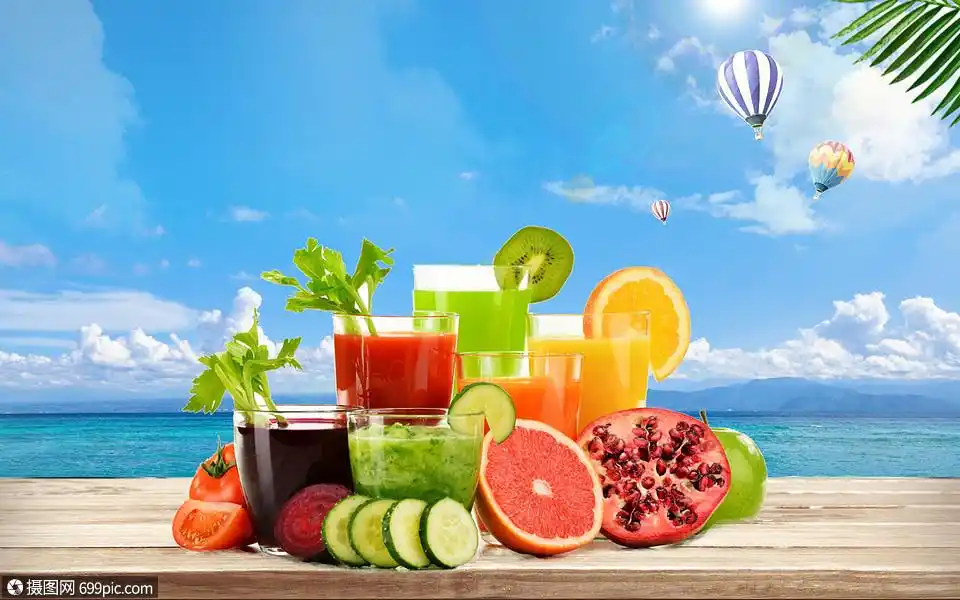 夏季冰镇饮料冰爽橙汁