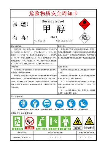 甲醇安全周知卡x.doc