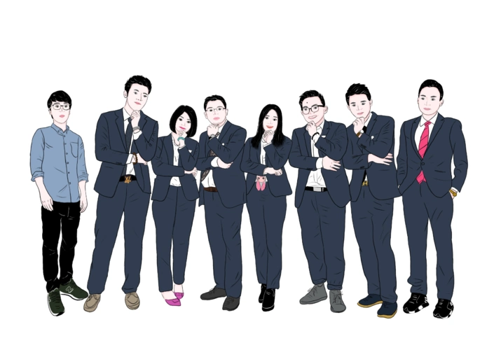 团队人物卡通形象