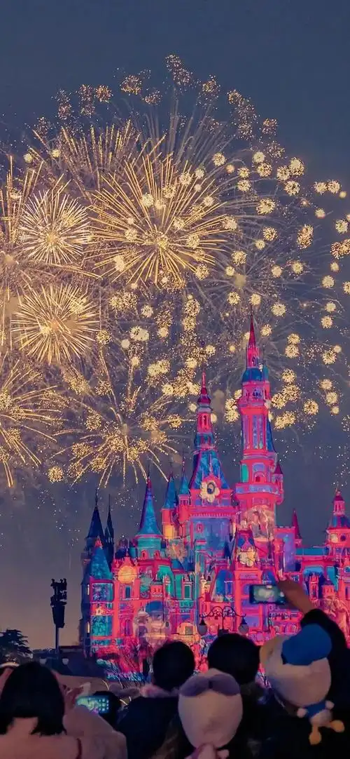 壁纸心动不已的迪士尼烟花壁纸