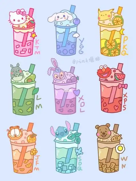 奶茶可爱简笔画 奶茶可爱简笔画教程