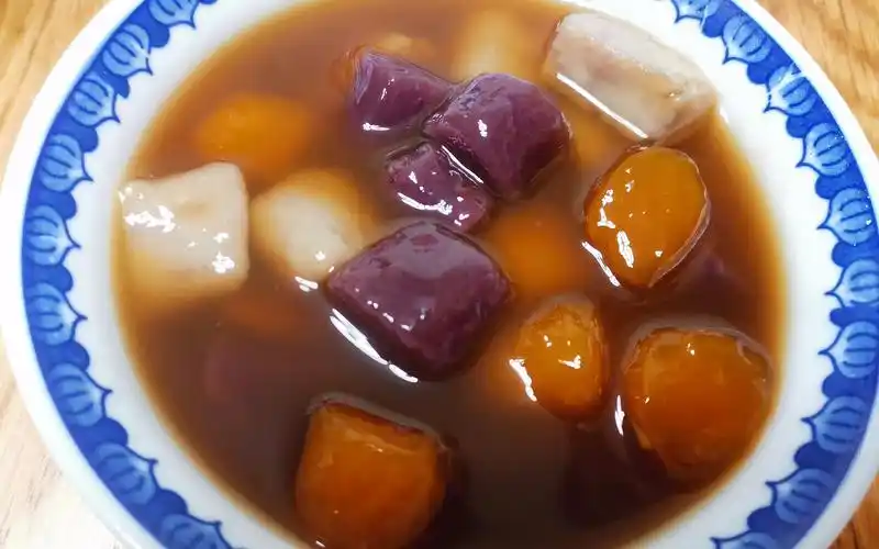 芋圆糖水,在家自制无任何添加剂,炎热的夏天,离不开这碗糖水