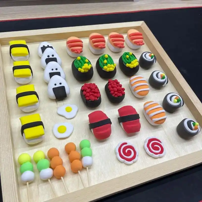 超轻粘土寿司97 开饭啦 吃货の寿司便当91