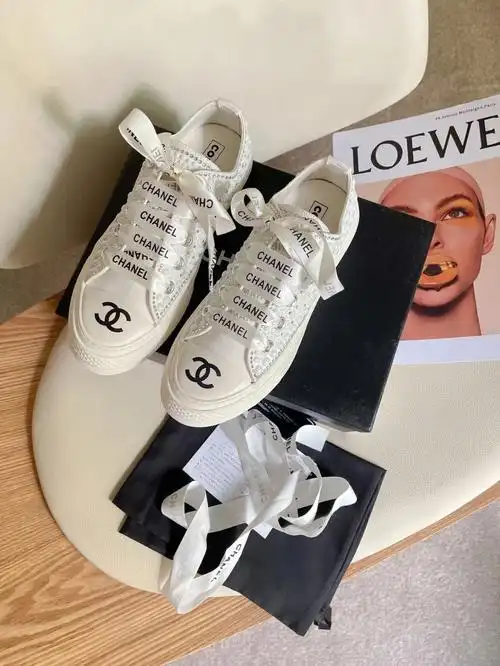 香奈儿珍珠帆布鞋78重工精致平价