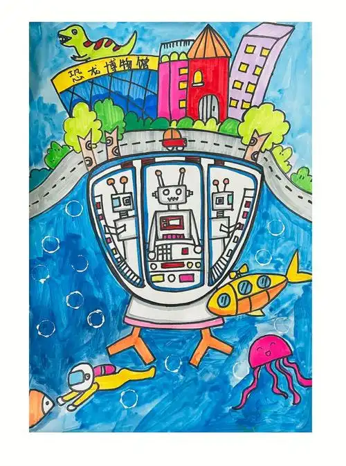 科幻主题未来城市78岁海底建筑