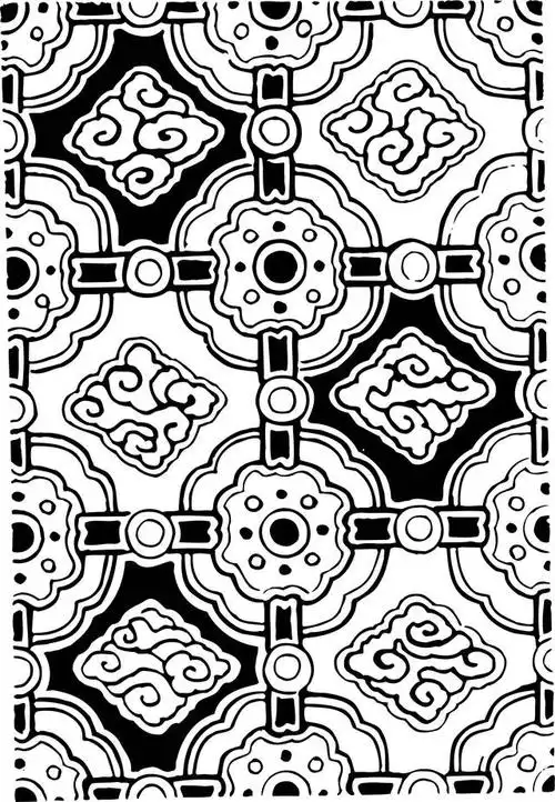 清代纹饰图案共378幅!下册