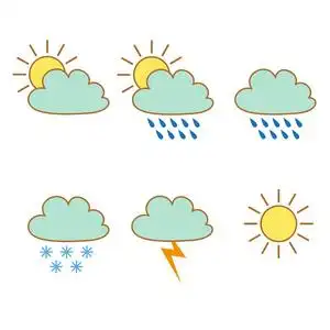 天气预报图标照片