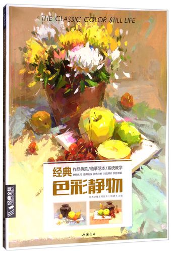 8开《经典色彩静物》书籍水粉临摹范本王画照片艺联高考中国美院高手