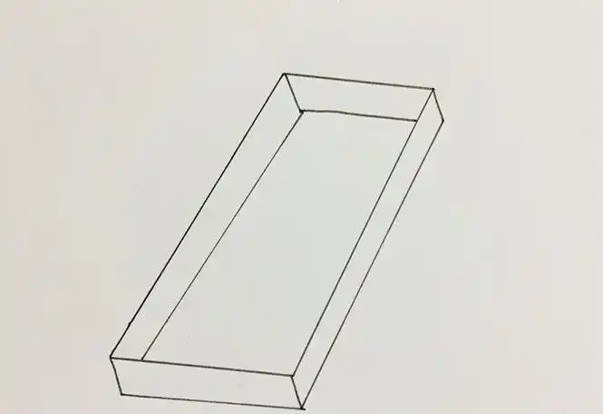 铅笔盒简笔画步骤