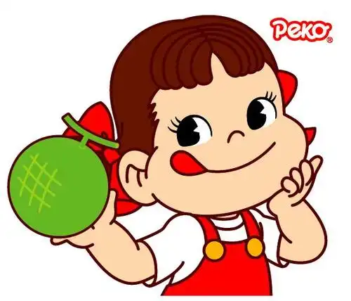 可作喜糖 不二家巧克力夹心糖果(哈密瓜味) 散装 500g