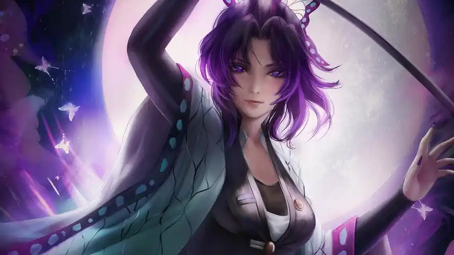 鬼灭之刃蝴蝶忍1920超清壁纸