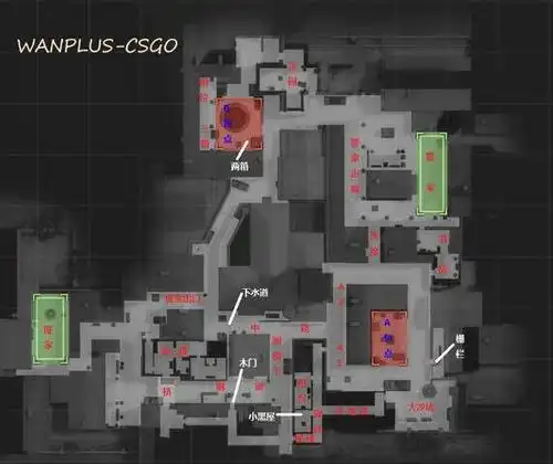 csgo比赛地图报点攻略全地图中英报点大全