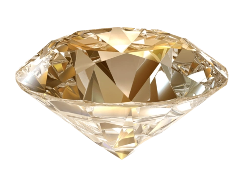 大颗的金色钻石图片