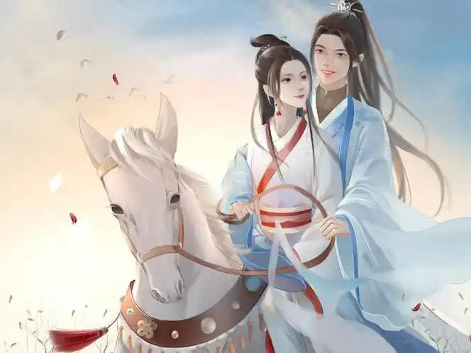 男女骑马横图2k