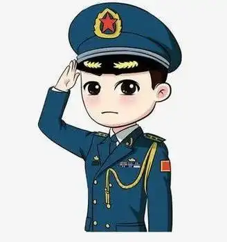 军人简笔画半身敬礼_军人q版可爱-rfid信息网