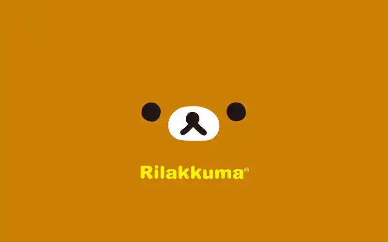 可爱卡通人物轻松熊高清电脑桌面壁纸