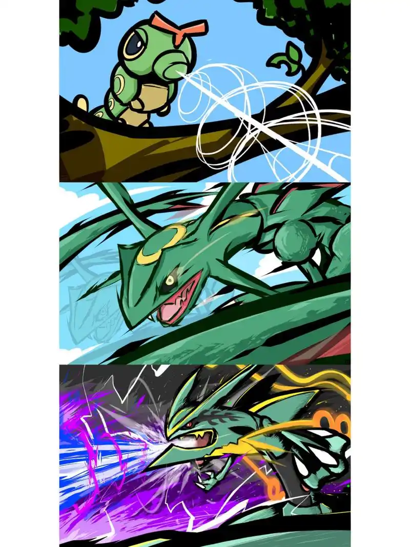 只要肯坚持,绿毛虫也能进化成裂空座98 宝可梦中的哲学:不想进化成