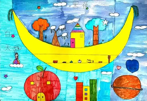 广南小学科技创新幻想绘画推荐作品展示