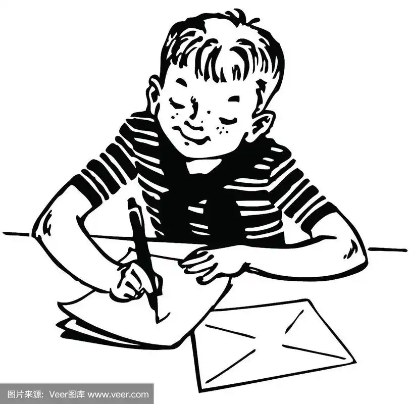写信的男孩