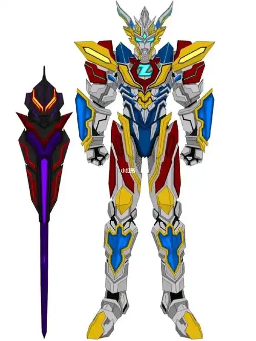 机甲版泽塔奥特曼德尔塔天爪