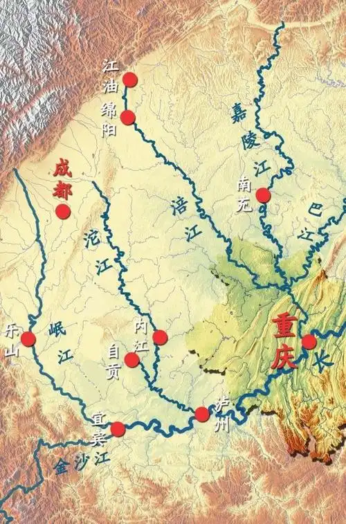 四川盆地中部,为何难形成大城市?|珠江|丘陵|河流|岷江_网易订阅