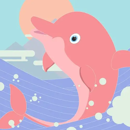 粉红海豚
