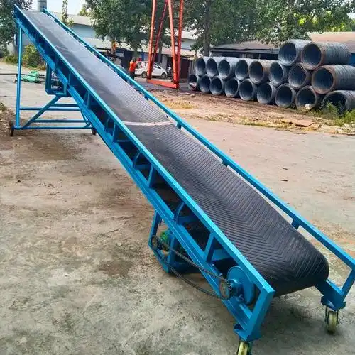 小型传输机械 移动升降式皮带输送机