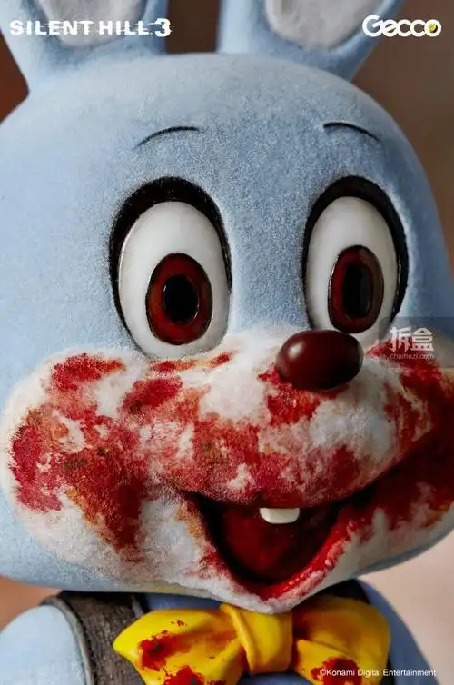 gecco 寂静岭3 罗比兔 恐怖兔子 1/6 蓝绿色手办静态雕像