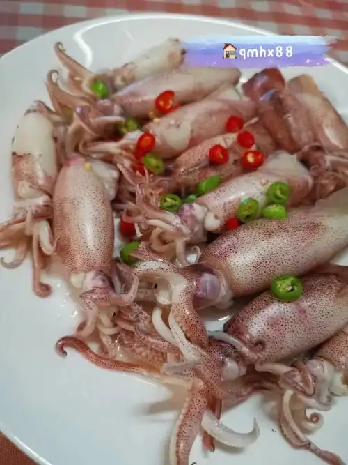 小管油焖白灼都好吃量少