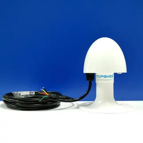 diyrs232串口亚米级高精度蘑菇头北斗gps模块农业工程车24v