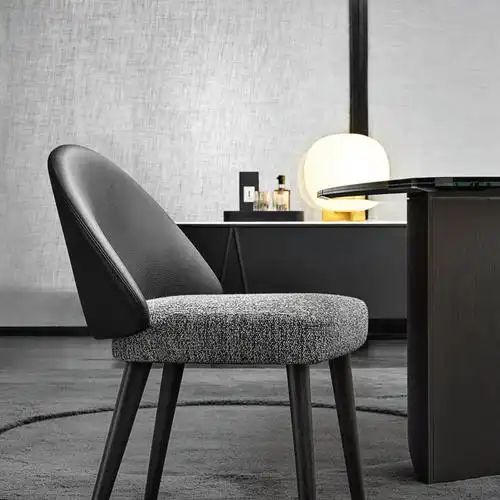 意大利米诺提minotti劳森扶手椅lawsonarmchair简约实木布客厅餐厅