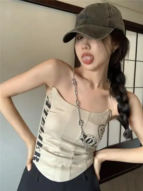 抹胸小背心女夏季短款纯欲风性感辣妹不规则外穿内搭裹胸内衣上衣