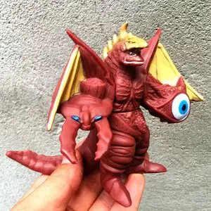 奥特曼软胶小怪兽-五帝王哥尔赞美尔巴 超合体大魔王兽男孩玩具的