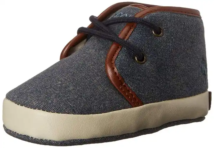 ralph lauren layette ethan mid crib shoe (infant/toddler)