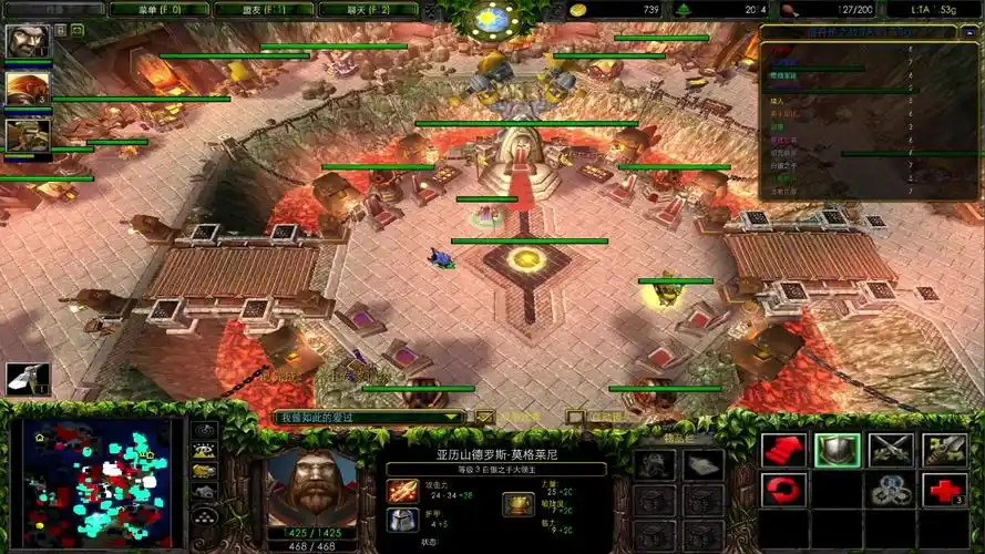 魔兽争霸3 b>洛丹伦之战 /b> 国庆比赛cd晋级赛第二场 苦工 b>解说 /b