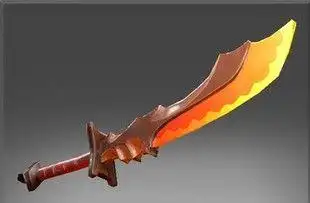 真的屠龙宝刀的简笔画