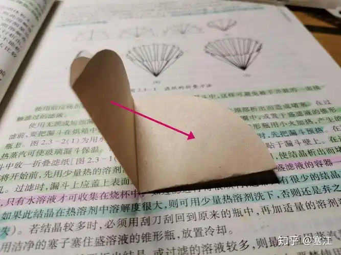 如何叠折叠滤纸