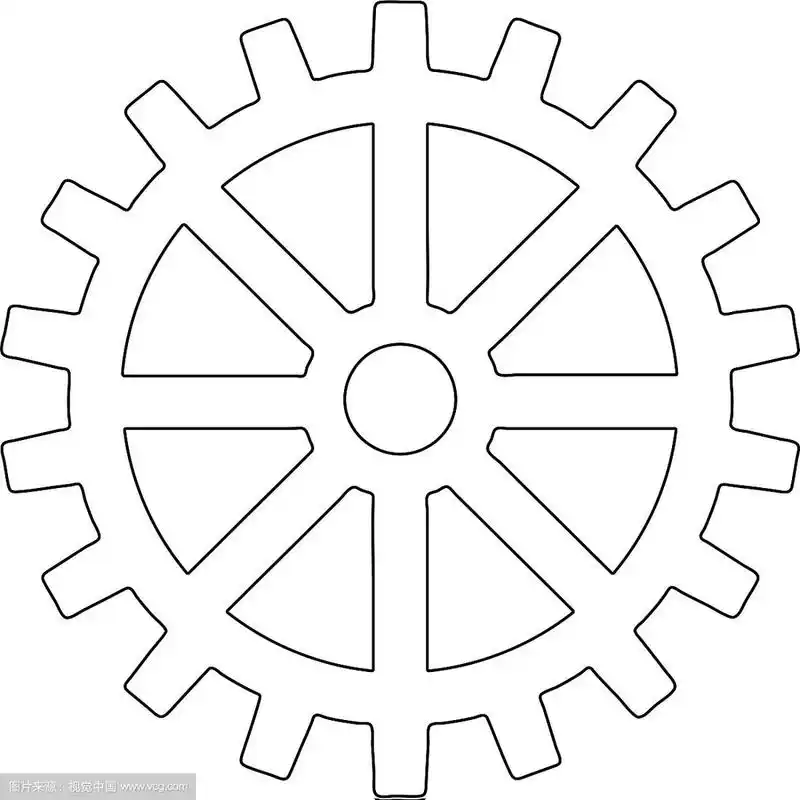 齿轮平面图标